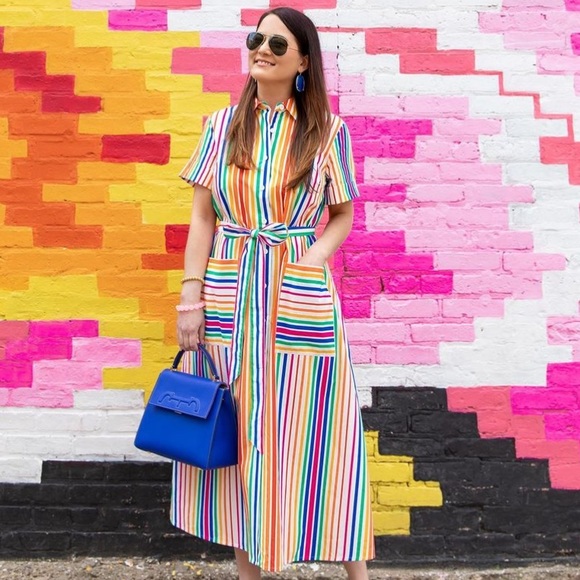 Christopher John Rogers for Target Striped Dress 2 NWT - Picture 8 of 16